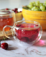 Wilmax Doppelwandiger Thermoglas-Becher, 400 ml, WL-888770/A