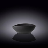 Wilmax Ovale Schale SlateStone Schwarz 19 x 15 x 6 cm Porzellan WL-661119/A