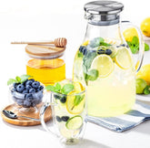 Wilmax Doppelwandige Glasbecher 4er-Set, 400 ml & 250 ml, WL-888741 - 739/A2