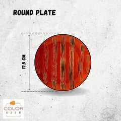 Wilmax runde Dessertteller 18 cm ColorBoom Kollektion 6er-Set WL-668211/A6