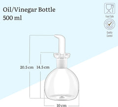 Wilmax Ölflasche 500 ml Glas WL-888952/A