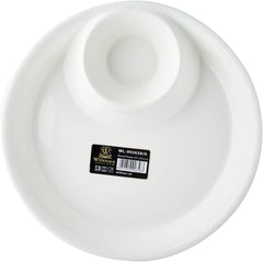 Wilmax - Runde Servierplatte - 25,5 cm - Weiß - WL-992658/A