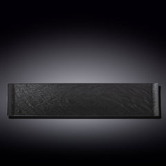 Rechteckige Schale Wilmax SlateStone Porzellan 46.5 x 9.5 cm WL-661103/A