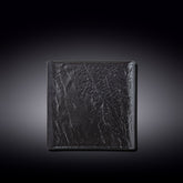 Wilmax Quadratischer Teller SlateStone Schwarz 17 x 17 cm Porzellan WL-661105/A