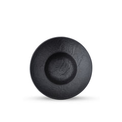 Wilmax Tiefer Porzellanteller Schwarz, 20 cm, 800 ml – WL-661112/A