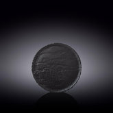 Wilmax SlateStone Teller, rund, 15,5 cm, schwarz WL-661122/A