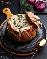 Wilmax SLEATSTONE Porzellanteller Schwarz Rund 23 cm WL-661125/A