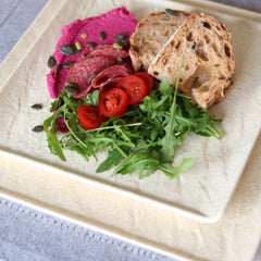 Wilmax SANDSTONE Quadrat Teller 21,5 cm Beige WL-661306/A