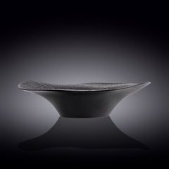 Wilmax Wavy Tiefer Plattenteller, 30 cm, 700 ml, Schwarz – WL-663106/A