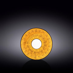 Wilmax Untertasse 15 cm Porzellan Gelb WL-667436/B