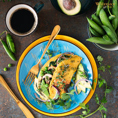 Wilmax Untertasse 12 cm Blau Porzellan WL-669634/B