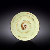 Wilmax Spiral Teller Pistazie 25 cm –Für stilvolle Tischdekoration – WL-669114/A