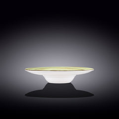 Wilmax Porzellanterteller rund tief 24 cm Pistazienfarbe 2 Stück WL-669125/A2