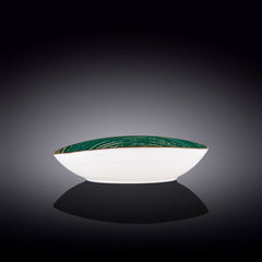 Wilmax Oval Salatschale 25 x 16,5 x 6 cm Porzellan grün – WL-669540/A