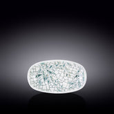 Wilmax England Flacher Coupe Ellipsenteller,2er Set, 20 x 11 cm, Porzellan, WL-671542/A2