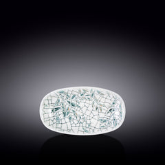 Wilmax England Flacher Coupe Ellipsenteller,2er Set, 20 x 11 cm, Porzellan, WL-671542/A2