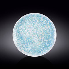 Wilmax Flacher Coupe-Teller,2er Set, 27 cm, Coral Blue – WL-671606/A2