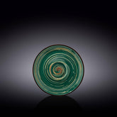 Wilmax Porzellan Untertasse, 15 cm, Spiral Green Kollektion, WL-669536/B
