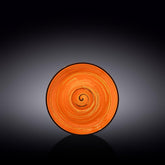 Wilmax Porzellan Untertasse, 15 cm, Spiral Orange Kollektion, WL-669336/B