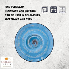 Wilmax Tiefer Teller 24 cm 200 ml Blau WL-669625/A