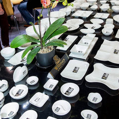 Wilmax Serviettenhalter Weiß 11 x 8 cm – Elegantes Design – WL-996093/A