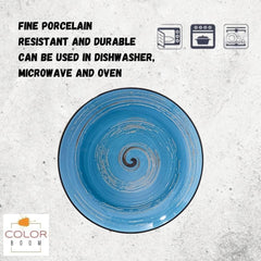 Wilmax Tiefer Teller, 25,5 cm, 350 ml, 2er Set, WL-669627/A2