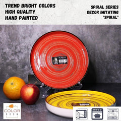 Wilmax ColorBoom Porzellan Teller-Set 2-teilig, rund, 23 cm WL-669219/A2