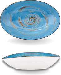 Wilmax Oval Bowl 30 x 19.5 x 7 cm, blau, Spiral Collection WL-669641/A