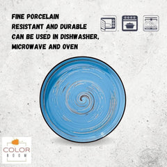 Wilmax SPIRAL Flacher Gourmet Teller, 28 cm, kratzfest – WL-669620/A