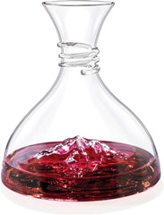 Wilmax Dekanter, 1500 ml, mundgeblasen, elegantes Design, WL-888368/1C