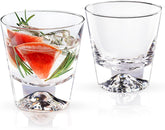 Wilmax Whiskyglas Set aus Kristallglas, 250 ml, 2-teilig – WL-888056/2C