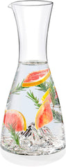Wilmax Karaffe 1000 ml aus Kristallglas mit Berg-Design WL-888369/1C