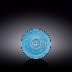 Wilmax Untertasse, 14 cm, Blau, Spiral-Kollektion, WL-669635/B