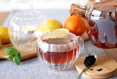 Wilmax Doppelwandige Tassen 6er Set 300 ml Thermoglas WL-888411/A6