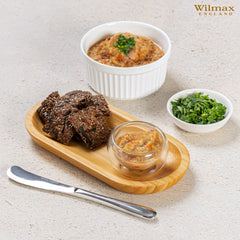 Wilmax Bambus Unterteller, Kapsel-Form, 30,5 x 15 cm – WL-771119/A