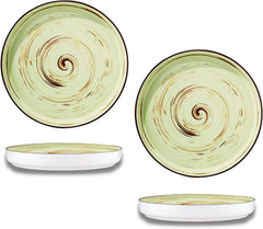 Wilmax Porzellan Speiseteller Set 2-teilig, Pistazie, 23 cm WL-669119/A2