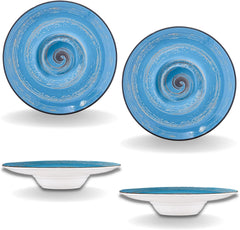 Wilmax Tiefer Teller, 24 cm, 200 ml, 2er Set, WL-669625/A2