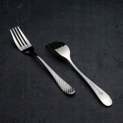 Wilmax Dessertgabel-Set, 2-teilig, 16 cm Edelstahl WL-999217/2B