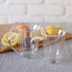 Wilmax Doppelwandige Tasse, 400 ml, 2er Set, WL-888727/A2