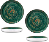 Wilmax Porzellan Teller 23 cm Rund Grün WL-669519/A2