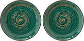 Wilmax Spiral Teller-Set 2-teilig 25 cm Porzellan WL-669514/A2