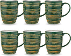 Wilmax Mug Set 6-teilig 460 ml Grün WL-669537/A6