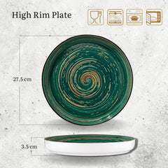 Wilmax Runder Speiseteller 28 cm Porzellan WL-669520/A