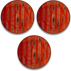 Wilmax Runde Platte 23 cm – Hochwertiges Porzellan in Rot – WL-668213/A3