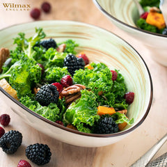 Wilmax Porzellanschüssel Oval 25 cm Pistazienfarben WL-669140/A