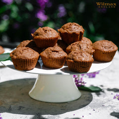 Wilmax Porzellan Kuchenständer, Weiß, 25 cm – WL-996128/A