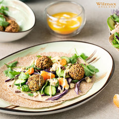 Wilmax Servierplatte, Porzellan, Steinform, Pistazie, WL-668142/A