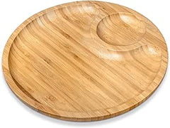 Wilmax 2-teilige Servierplatte, 30,5 cm, Bambus, WL-771044/A