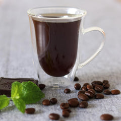 Wilmax Doppelwandige Tasse mit Henkel, 250 ml, 4er Set, WL-888725/A4