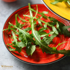 Wilmax Porzellan Untertasse, 15 cm, Spiral Red Kollektion, WL-669236/B